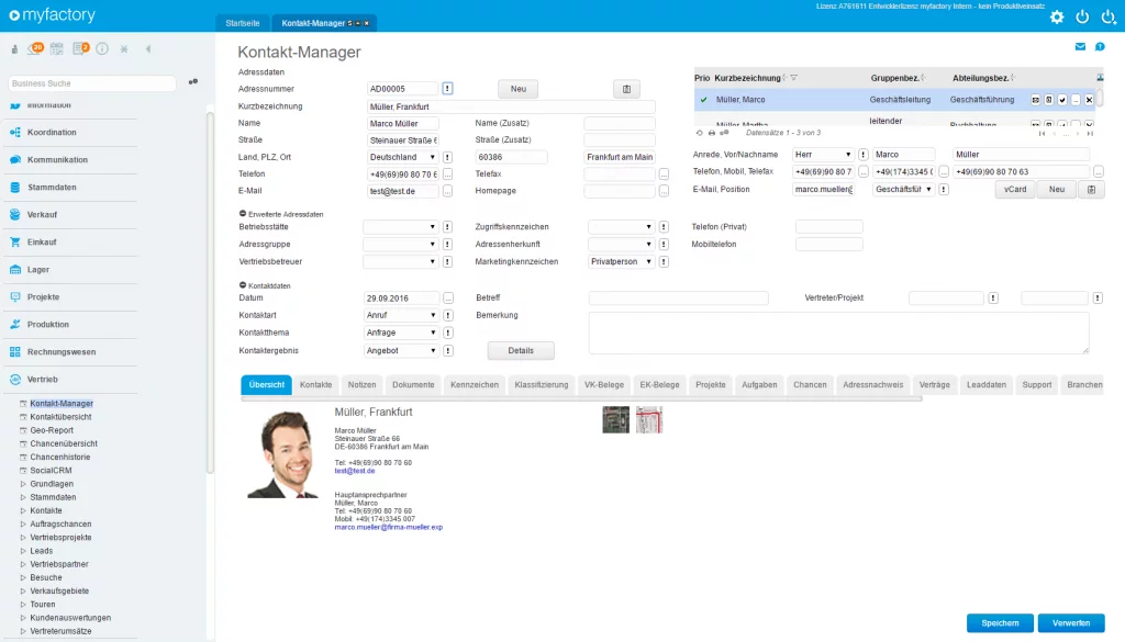 myfactory CRM