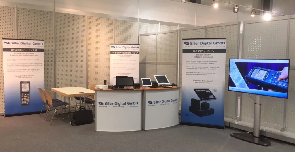 Siller Digital Messestand