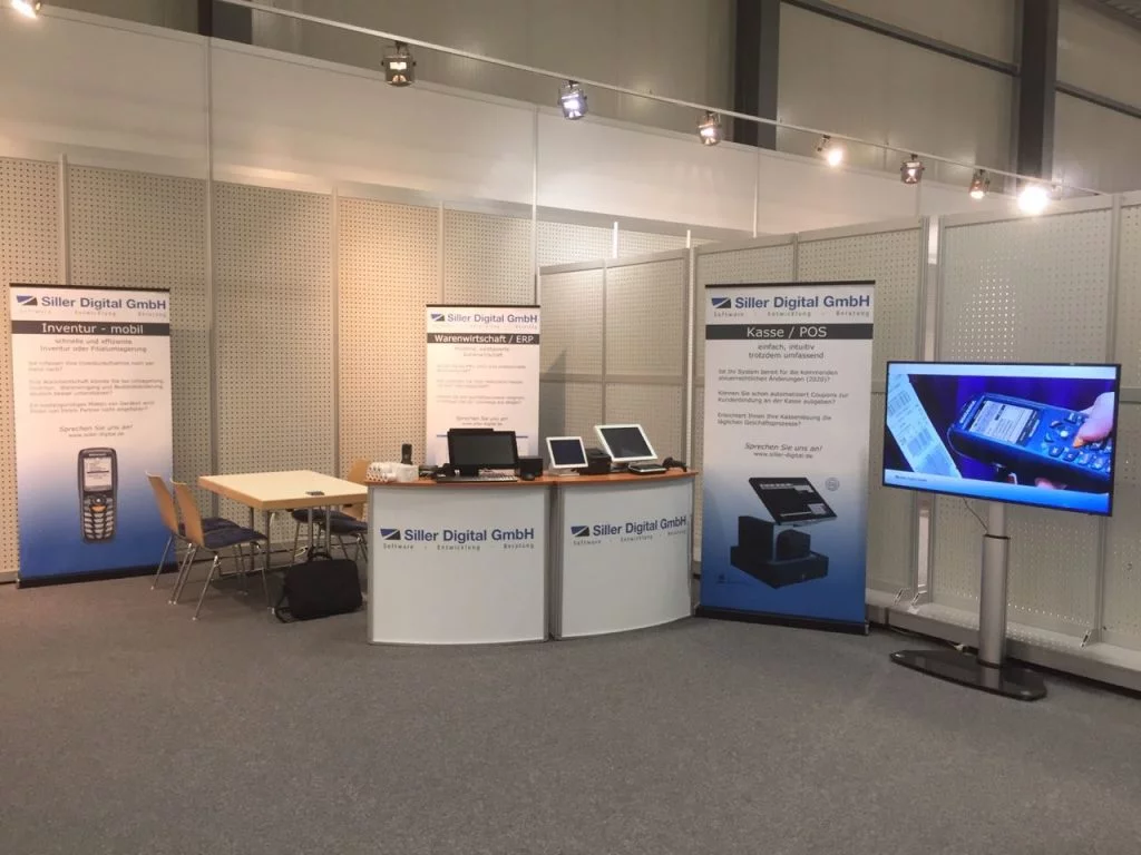 Siller Digital Messestand