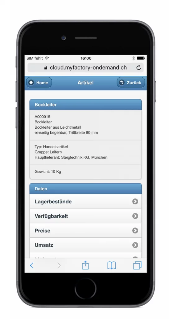 myfactory Mobile