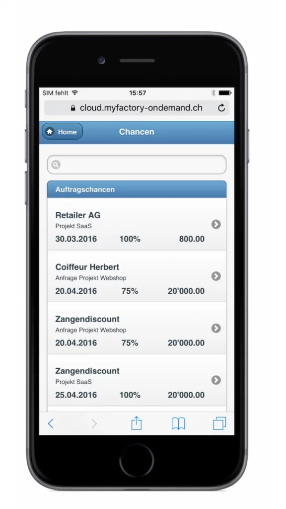 myfactory Mobile